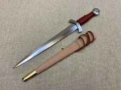 14thC Medieval Quillon Dagger 22 14thC Medieval Quillon Dagger -Tod Cutler Shop TC79natural