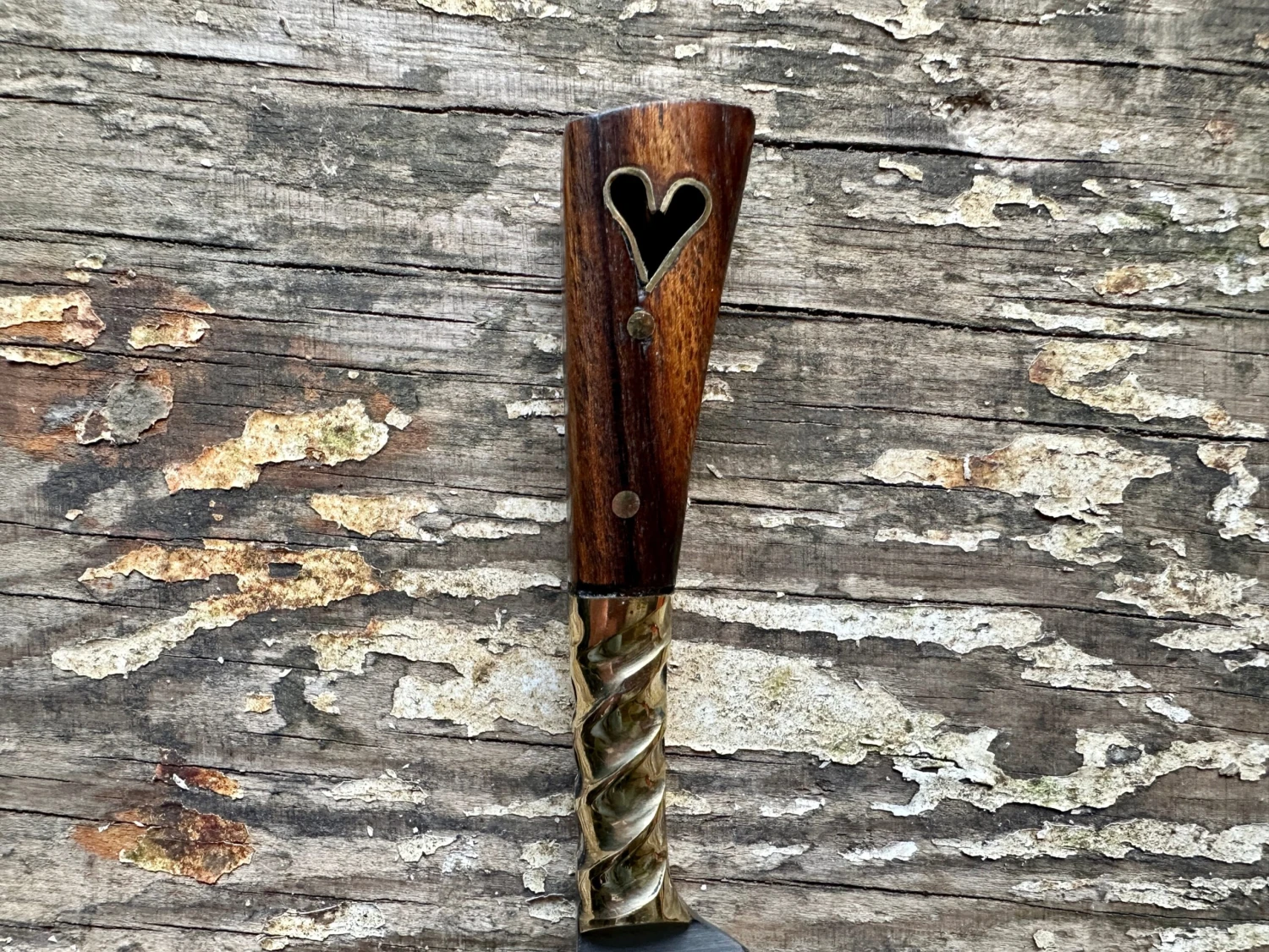 Heart Medieval Eating Knife In Wood 14-15th Century 13 Heart Medieval Eating Knife In Wood 14-15th Century - Image 11