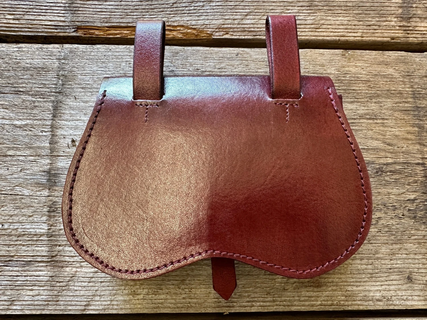 Small Bollock Pouch With Gusset 14-16thC 9 Small Bollock Pouch With Gusset 14-16thC - Image 7