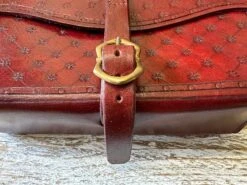 Medieval Satchel 14-17thC 20 Medieval Satchel 14-17thC -Tod Cutler Shop TCL18closeupred