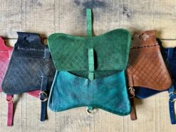 14thC-15thC Large Bollock Pouch 18 14thC-15thC Large Bollock Pouch -Tod Cutler Shop TCL1LargeBollockPouch Greenoneopen