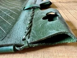 14thC-15thC Large Bollock Pouch 20 14thC-15thC Large Bollock Pouch -Tod Cutler Shop TCL1LargeBollockPouch closeupofbeltloops