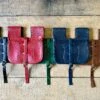 14th/15thC Incised Leather Belt Pouch -Tod Cutler Shop TCL214th 15thCIncisedLeatherBeltPouch AllcoloursHERO