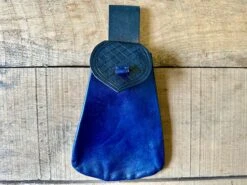 Soft Drawstring Belt Pouch 13-16thC -Tod Cutler Shop TCL3Softdrawstringbelt blue