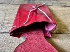 Soft Drawstring Belt Pouch 13-16thC -Tod Cutler Shop TCL3Softdrawstringbeltshowingopening