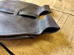 Simple Bollock Pouch 14th-16thC 15 Simple Bollock Pouch 14th-16thC -Tod Cutler Shop TCL4Simplebollockpouch14 16thC viewofbeltloops