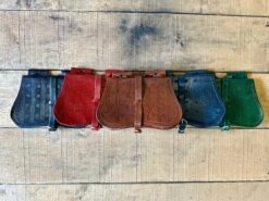 14th-16thC Bollock Pouch With Decoration And Gusset