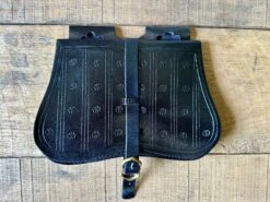 14th-16thC Bollock Pouch With Decoration And Gusset -Tod Cutler Shop TCL514th 16thCBollockpouchwithdecorationandgusset black