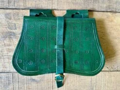 14th-16thC Bollock Pouch With Decoration And Gusset -Tod Cutler Shop TCL514th 16thCBollockpouchwithdecorationandgusset green