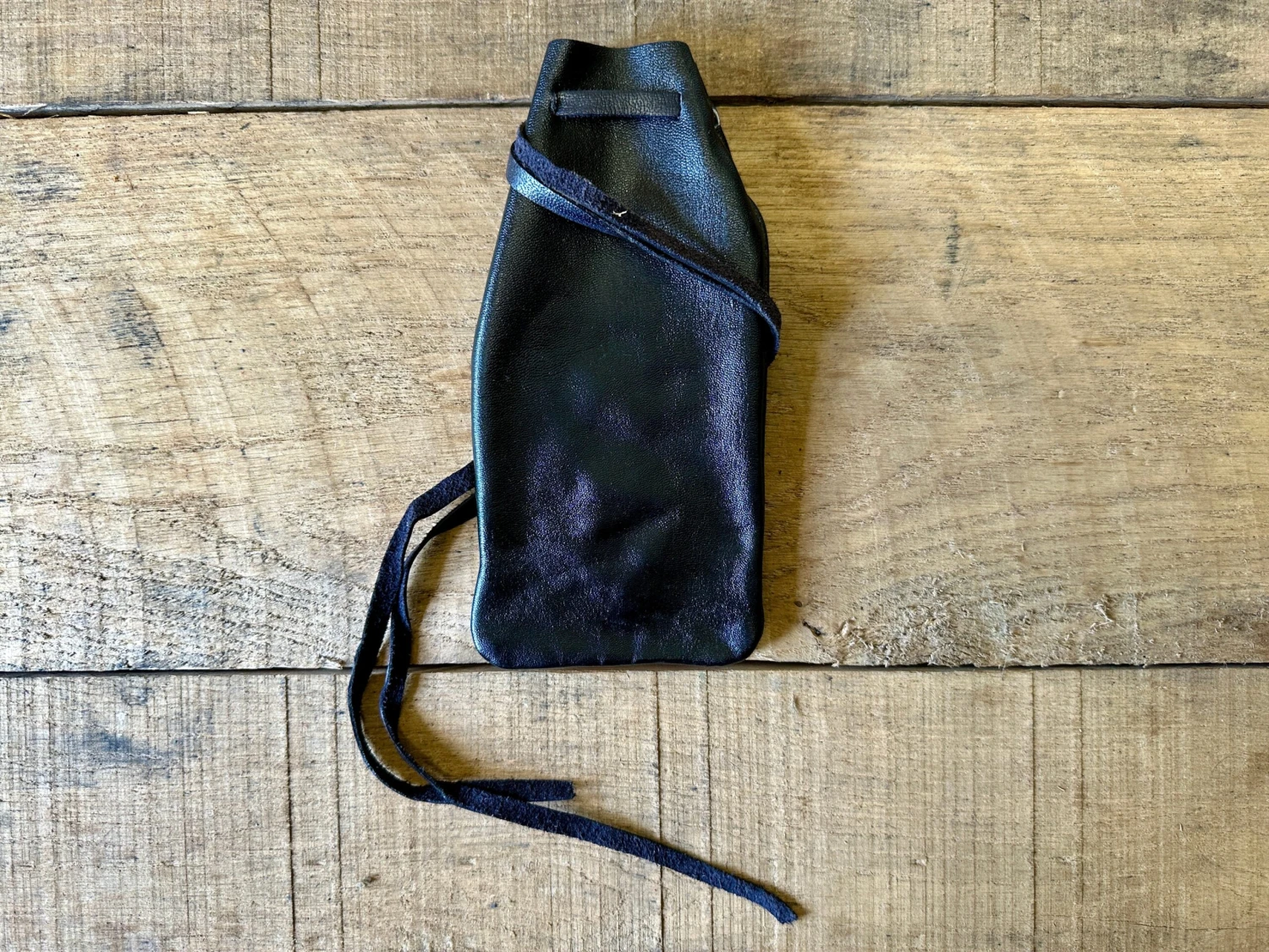 Leather Drawstring Pouch 8 Leather Drawstring Pouch - Image 6