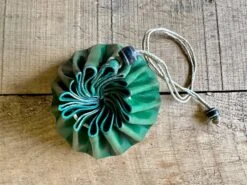 Drawstring Coin Purse 12-17thC 20 Drawstring Coin Purse 12-17thC -Tod Cutler Shop TCL8DrawstringCoinPurse12 17thC viewfromtopclosed