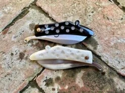 14thC-15thC Zoomorphic Folding Knife In Horn Or Bone -Tod Cutler Shop TCP12514thCZoomorphicFoldingKnife bothfolded