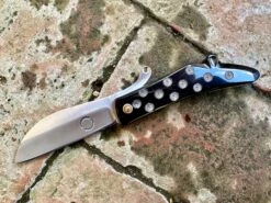 14thC-15thC Zoomorphic Folding Knife In Horn Or Bone -Tod Cutler Shop TCP12514thCZoomorphicFoldingKnife hornunfoldedrear