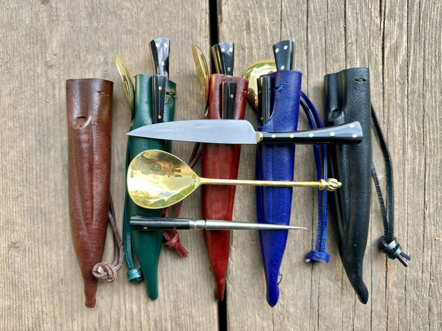 15thC Three Piece Eating Set In Bone Or Horn 6 15thC Three Piece Eating Set In Bone Or Horn - Image 4