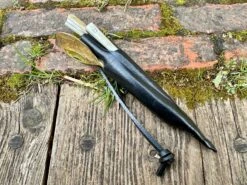 15thC Three Piece Eating Set In Bone Or Horn 23 15thC Three Piece Eating Set In Bone Or Horn -Tod Cutler Shop TCP12615thCMedievalSmall3pcEatingSet boneinblack