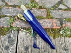 15thC Three Piece Eating Set In Bone Or Horn 25 15thC Three Piece Eating Set In Bone Or Horn -Tod Cutler Shop TCP12615thCMedievalSmall3pcEatingSet boneinblue