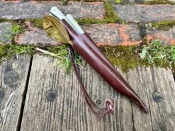 15thC Three Piece Eating Set In Bone Or Horn 26 15thC Three Piece Eating Set In Bone Or Horn -Tod Cutler Shop TCP12615thCMedievalSmall3pcEatingSet boneinbrown