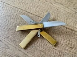 Medieval Brass Cased Folding Knife TCP65