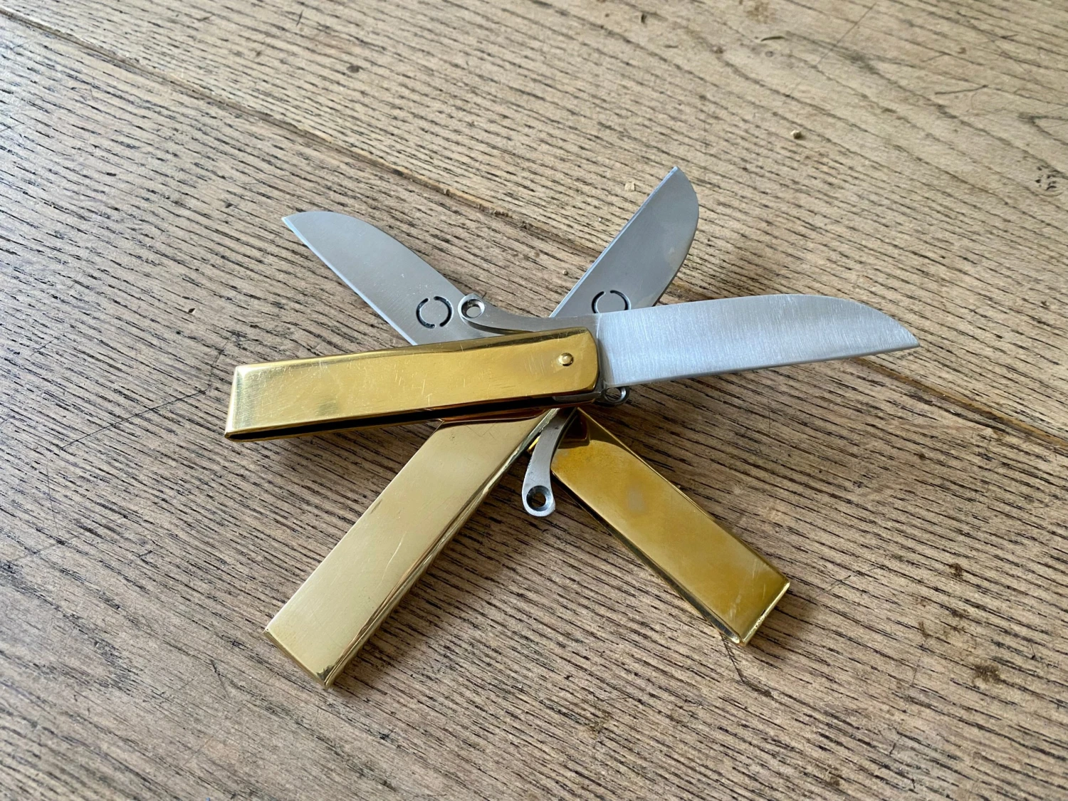 Medieval Brass Cased Folding Knife TCP65 3 Medieval Brass Cased Folding Knife TCP65