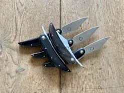 Set Of Three Folding Knives BUNDLE -Tod Cutler Shop TCP66Hornfolder