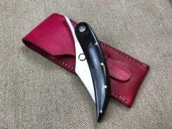 13-15thC Medieval Horn Folding Knife 13 13-15thC Medieval Horn Folding Knife -Tod Cutler Shop TCP66 pink