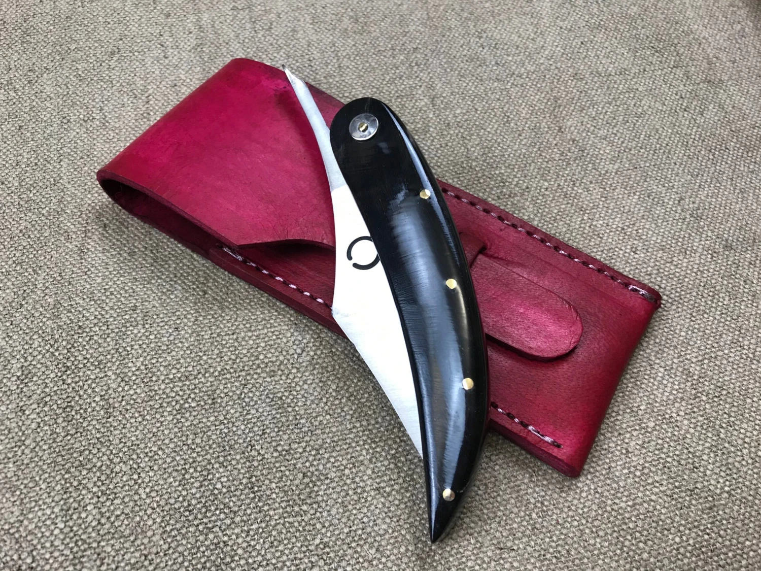 13-15thC Medieval Horn Folding Knife 7 13-15thC Medieval Horn Folding Knife - Image 5