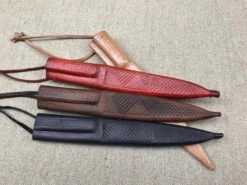 Wood Handled 14thC - 15thC Medieval Eating Knife 25 Wood Handled 14thC - 15thC Medieval Eating Knife -Tod Cutler Shop TCP6 SCABB