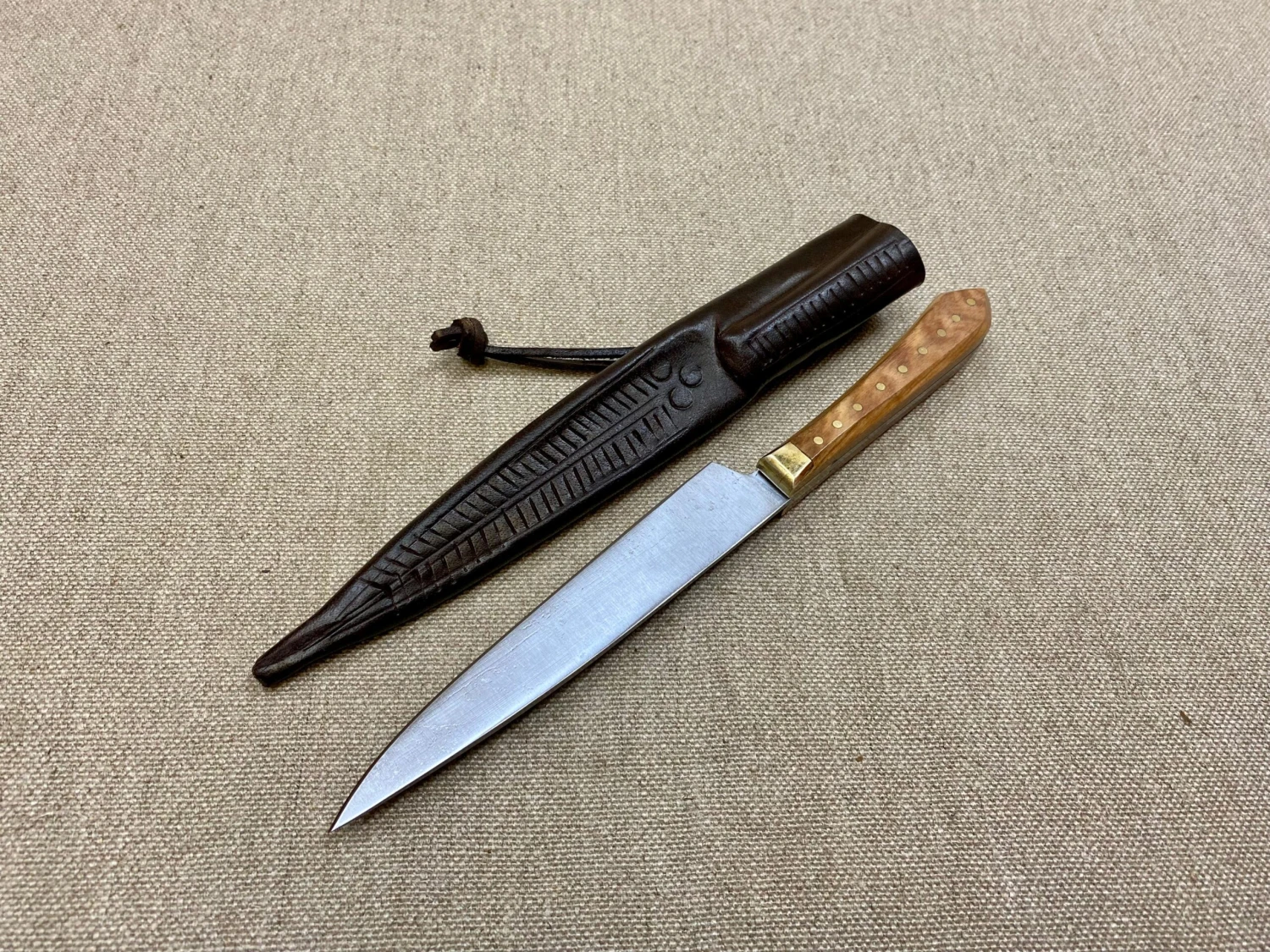 Wood Handled 14thC - 15thC Medieval Eating Knife 14 Wood Handled 14thC - 15thC Medieval Eating Knife - Image 12