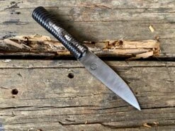 Early Medieval Ribbed Horn Eating Knife 12thC/14thC -Tod Cutler Shop TCP7 1