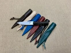 Early Medieval Ribbed Horn Eating Knife 12thC/14thC -Tod Cutler Shop TCP7allcolours