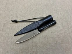 Early Medieval Ribbed Horn Eating Knife 12thC/14thC -Tod Cutler Shop TCP7black