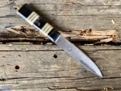 Horn And Bone Layered Medieval Eating Knife 14th To Early 16thC 11 Horn And Bone Layered Medieval Eating Knife 14th To Early 16thC -Tod Cutler Shop TCP94 1