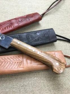 Low Status Medieval Eating Knife Wood Handle 13th-15thC 22 Low Status Medieval Eating Knife Wood Handle 13th-15thC -Tod Cutler Shop TCP9 1