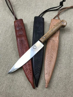 Low Status Medieval Eating Knife Wood Handle 13th-15thC 20 Low Status Medieval Eating Knife Wood Handle 13th-15thC -Tod Cutler Shop TCP9 2