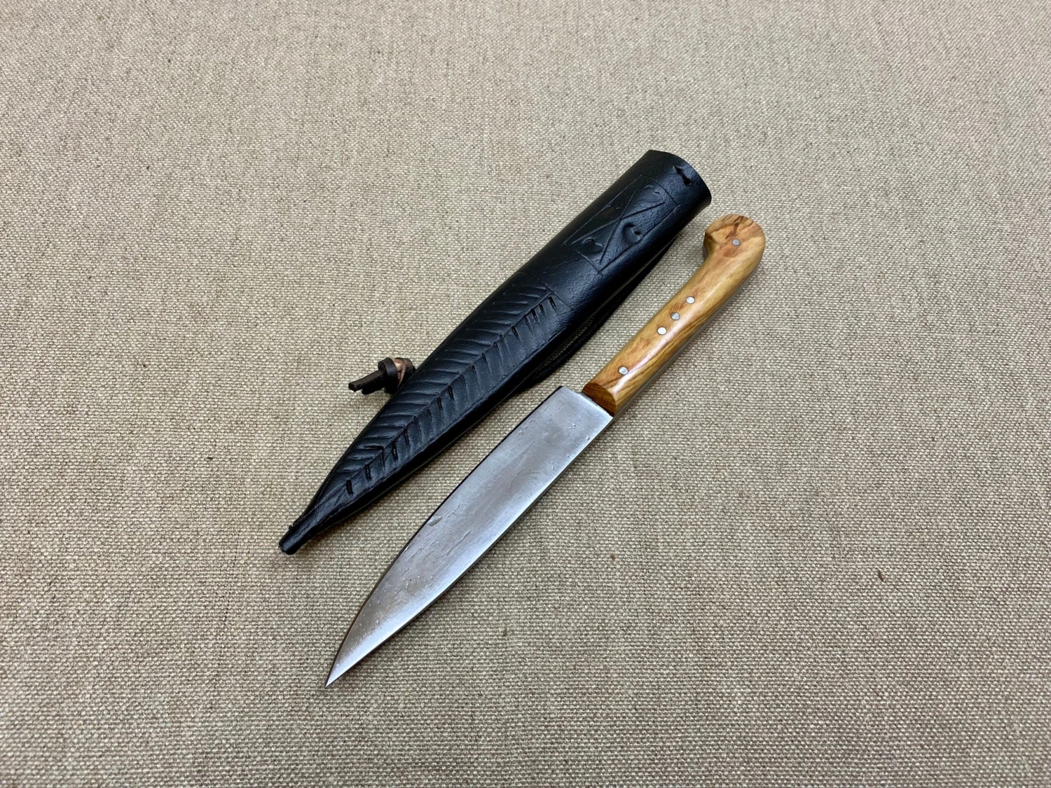 Low Status Medieval Eating Knife Wood Handle 13th-15thC 16 Low Status Medieval Eating Knife Wood Handle 13th-15thC - Image 14