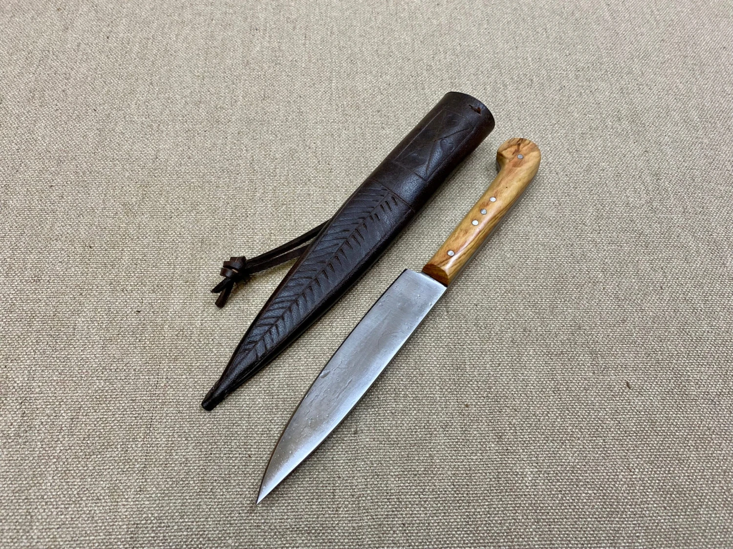 Low Status Medieval Eating Knife Wood Handle 13th-15thC 15 Low Status Medieval Eating Knife Wood Handle 13th-15thC - Image 13