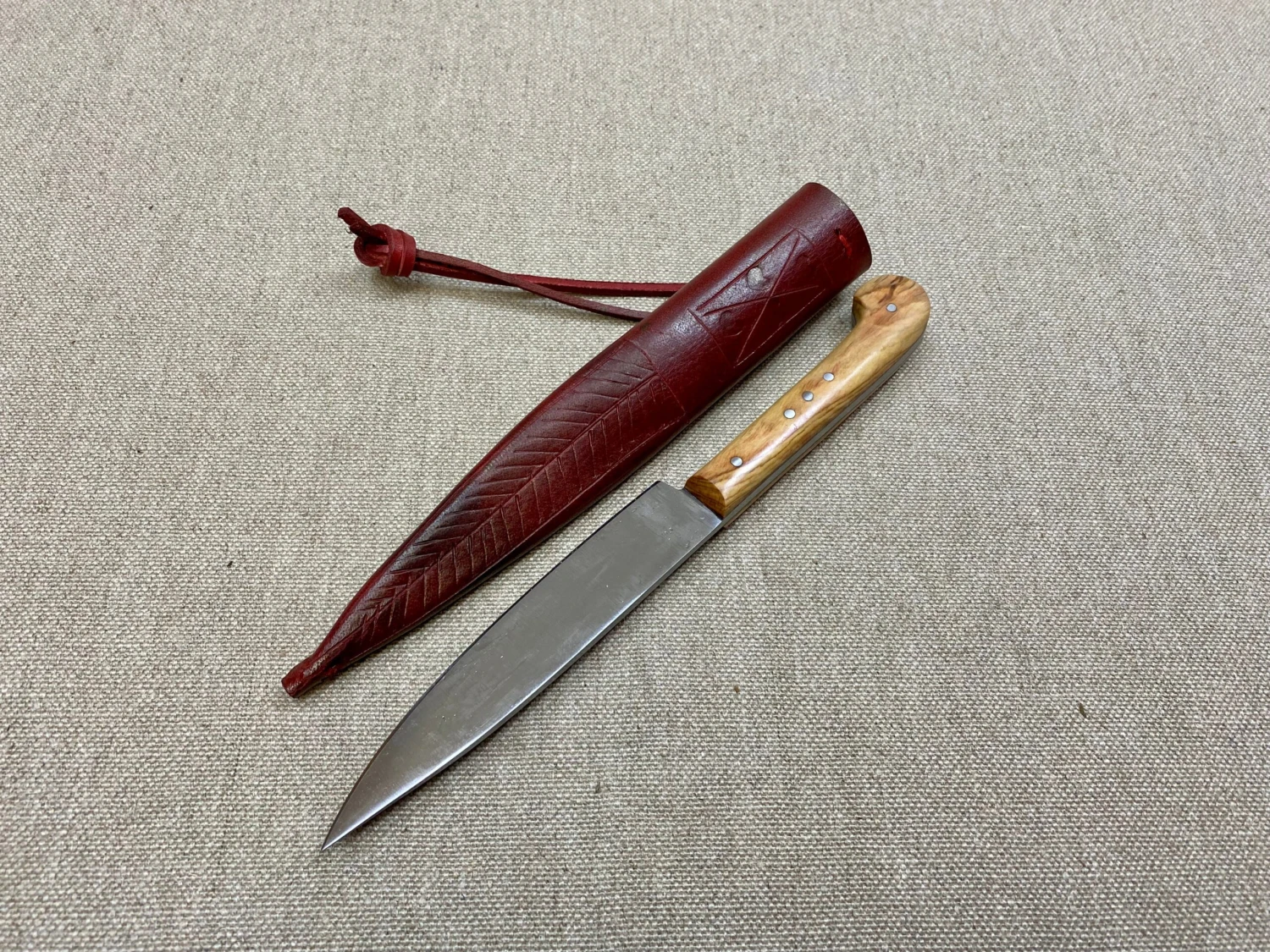 Low Status Medieval Eating Knife Wood Handle 13th-15thC 14 Low Status Medieval Eating Knife Wood Handle 13th-15thC - Image 12