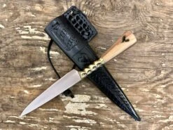 Heart Medieval Eating Knife In Olive Wood 14-15th Century 13 Heart Medieval Eating Knife In Olive Wood 14-15th Century -Tod Cutler Shop TCPHeartlight blackscab