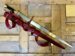 Scottish Swirk 31 Scottish Swirk -Tod Cutler Shop TCS10SwirkSword withredscabbard