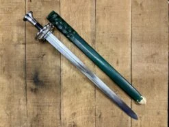 Katzbalger Sword 1490-1540 -Tod Cutler Shop TCS12Katzbalgersword withgreenscab