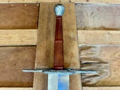 German War Sword 22 German War Sword -Tod Cutler Shop TCS13GermanWarSword closeupofhilt