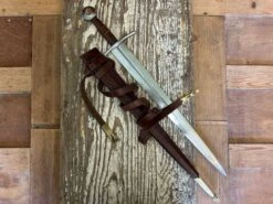 Coustille Sword 28 Coustille Sword -Tod Cutler Shop TCS15Coustille withbrownscabbard
