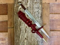 Coustille Sword 30 Coustille Sword -Tod Cutler Shop TCS15Coustille withredscabbard