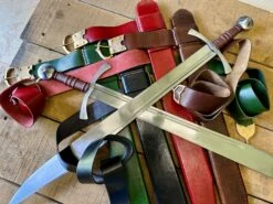 Clip Point Falchion Medieval Sword - 14th Century -Tod Cutler Shop TCS3newgen closeuphero