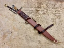 15th-16thC Grosses Messer Medieval Sword 24 15th-16thC Grosses Messer Medieval Sword -Tod Cutler Shop TCS4brown