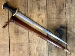 Long Swiss/German Degen - 15thC To 16thC Landsknecht Medieval Sword 19 Long Swiss/German Degen - 15thC To 16thC Landsknecht Medieval Sword -Tod Cutler Shop TCS6LongDagen withabrownscab
