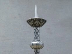 Two Knop Limoges Candlestick 1 - Please Allow 8 Weeks For Delivery -Tod Cutler Shop Two knop Limoges candlestick 1 5