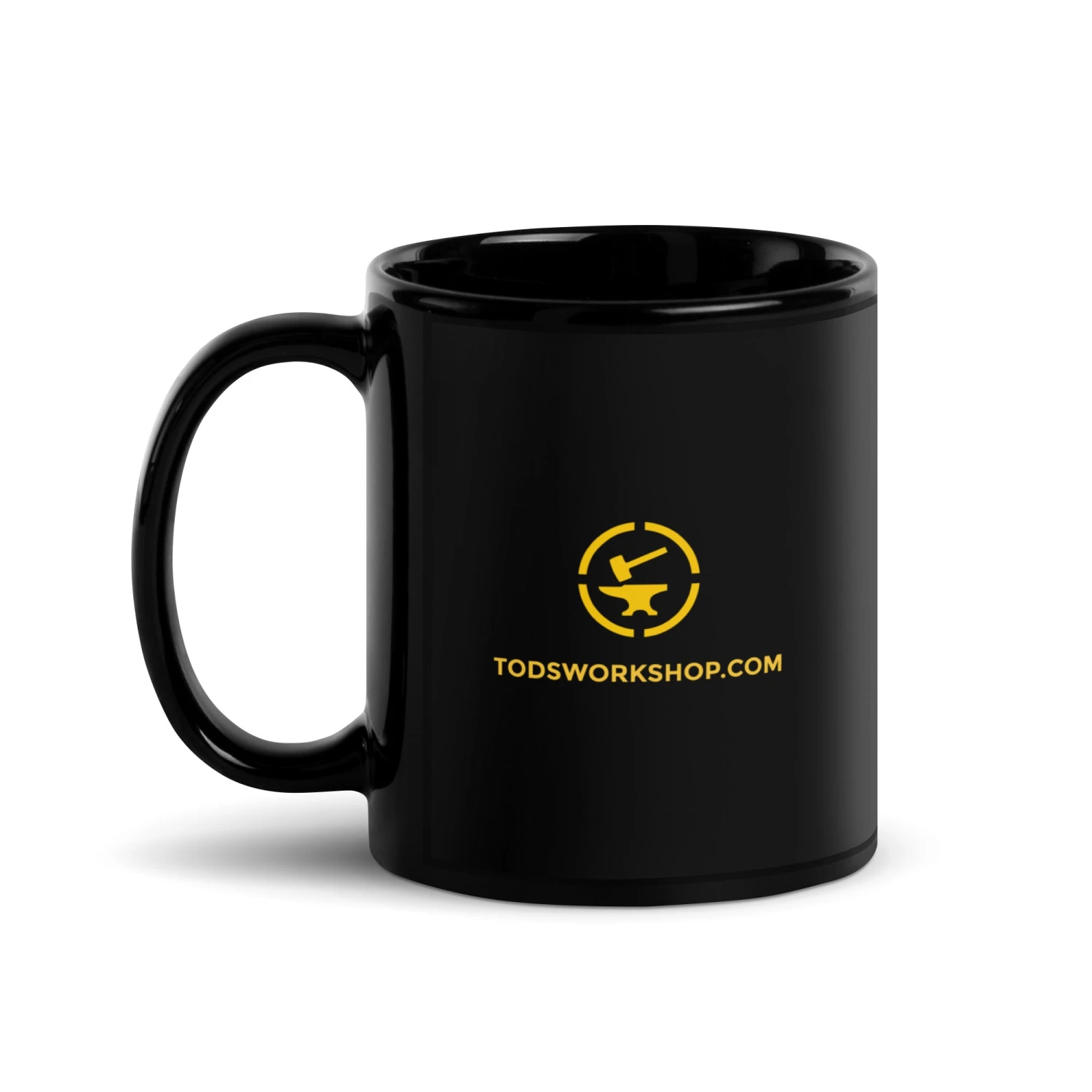 Trebuchet - Tod's Workshop Mug - Black Glossy 4 Trebuchet - Tod's Workshop Mug - Black Glossy - Image 2