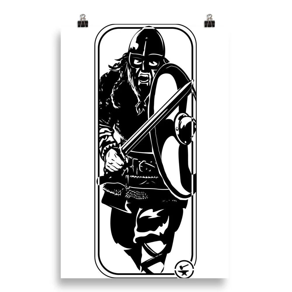 Running Viking Target - Tod Cutler Poster 3 Running Viking Target - Tod Cutler Poster