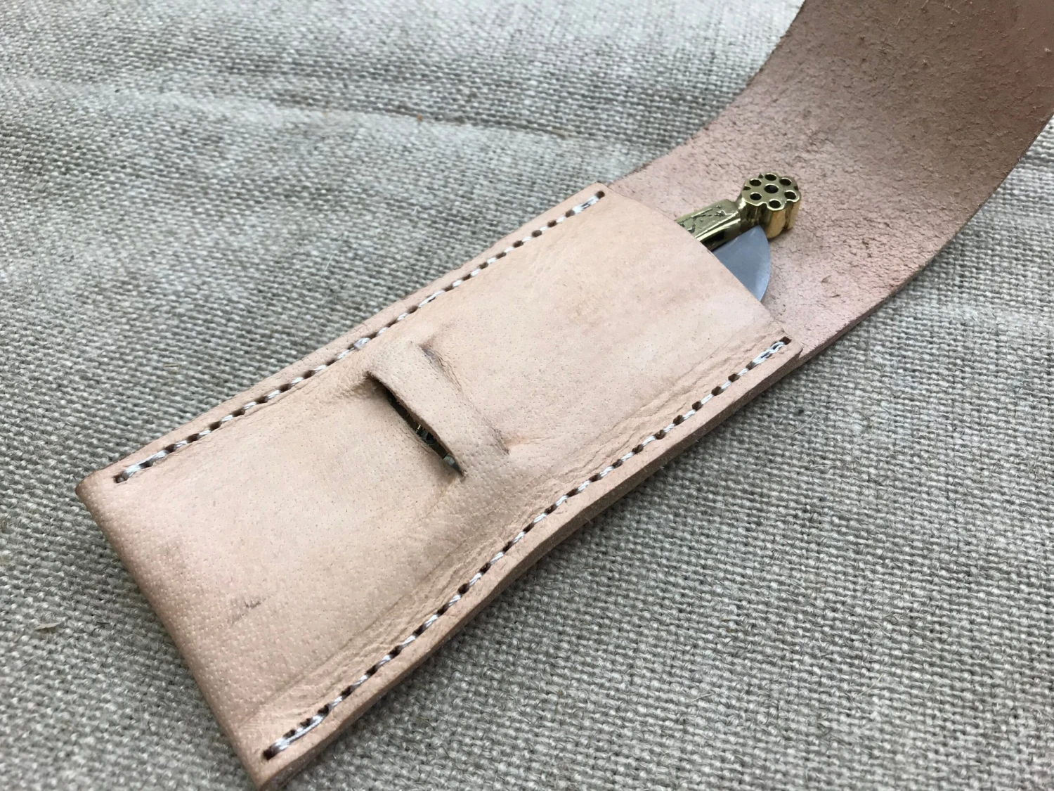 Medieval Brass Folding Knife 14thC - 15thC TCP64 5 Medieval Brass Folding Knife 14thC - 15thC TCP64 - Image 3